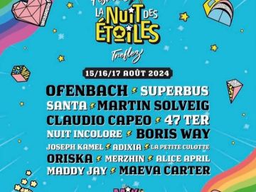 En tant que partenaire, VOLTSTAGE, vous propose de gagner 4 places pour le Festival La Nuit des Étoiles #6, choisissez votre jour entre jeudi 15, vendredi 16...